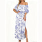 🔥Flash Sale&50% OFF🔥 Summer Bohemian Beach Slit Maxi Dress