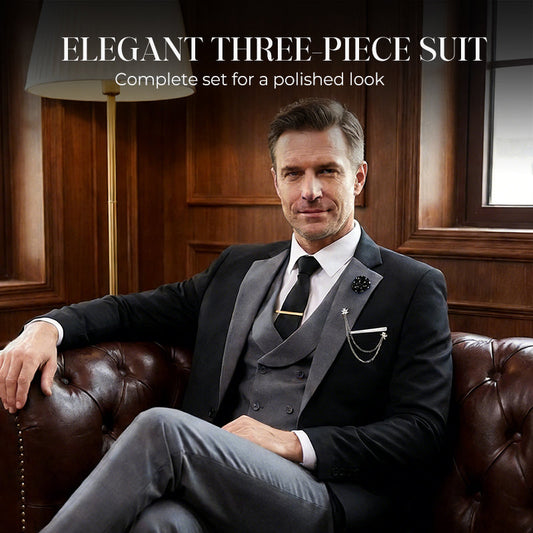 🔥 Hot sale 30% OFF🔥Modern Contrast Color Wedding Suit