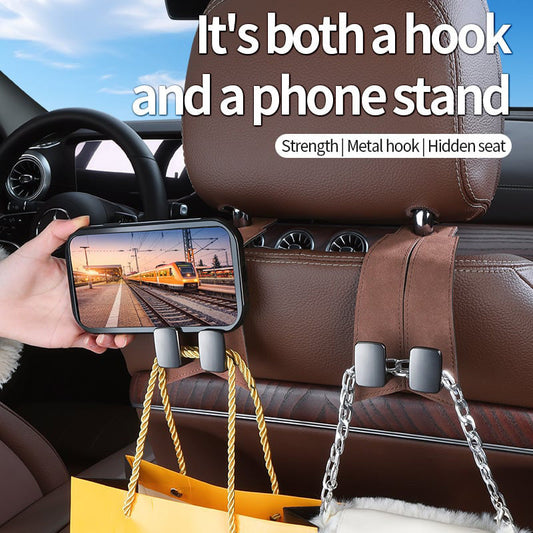 🔥 Hot sale 29%-43% OFF🔥Multi-function Suspension Double Hooks for Car Seat Back