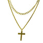 🔥 Hot sale 50% OFF🔥Double Layer Cross Pendant Necklace
