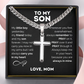 🔥 Hot sale 50% OFF🔥Men's Stainless Steel Cross Pendant Necklace