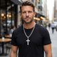 🔥 Hot sale 50% OFF🔥Men's Stainless Steel Cross Pendant Necklace