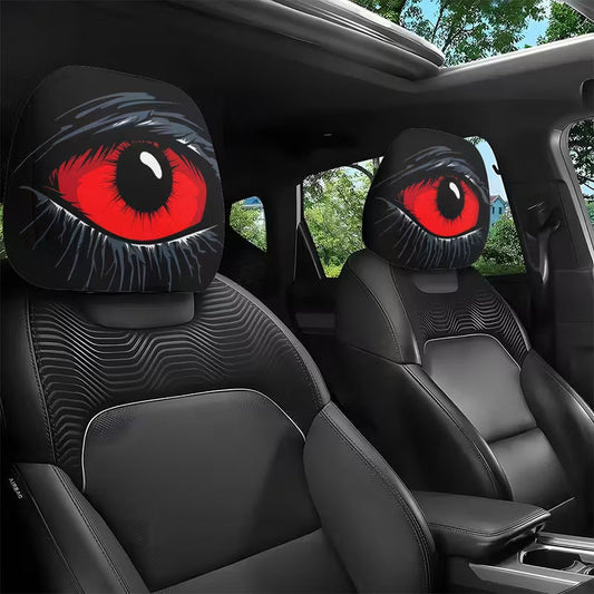 🔥 Hot sale 38% OFF🔥Spooky Red Eye Car Headrest Cover