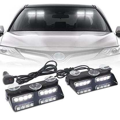 🔥 Hot sale 32% OFF🔥Windshield Suction Cup Strobe Warning Light for Vehicles