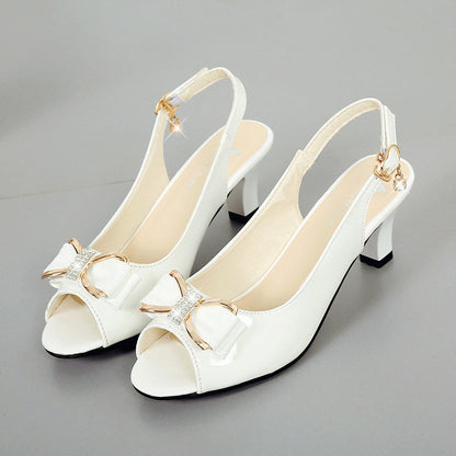 🔥 Hot sale 31% OFF🔥Women's Elegant Peep-Toe Slingback Sandals