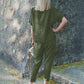Women's Casual Top & Drawstring Pants 2-Piece Set