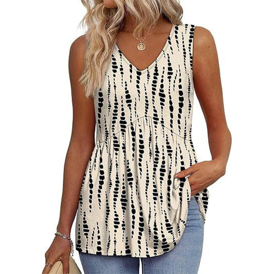 🔥 Hot sale 34% OFF🔥Women's Elegant Sleeveless V-Neck Top