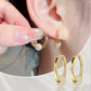 🔥 Hot sale 35% OFF🔥Gold Circle Earrings with Small Ball