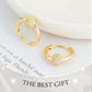 🔥 Hot sale 35% OFF🔥Gold Circle Earrings with Small Ball