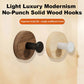 🔥 Hot sale 30%-50% OFF&Buy more save more🔥Waterproof Wooden Coat Hook - No Drilling