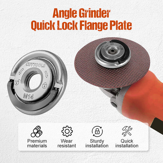 🔥 Hot sale 40% OFF🔥Angle Grinder Quick Lock Flange Plate