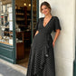 🔥2026 Hot sale 34% OFF🔥Women's Polka Dot V-Neck Maxi Dress