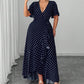 🔥2026 Hot sale 34% OFF🔥Women's Polka Dot V-Neck Maxi Dress