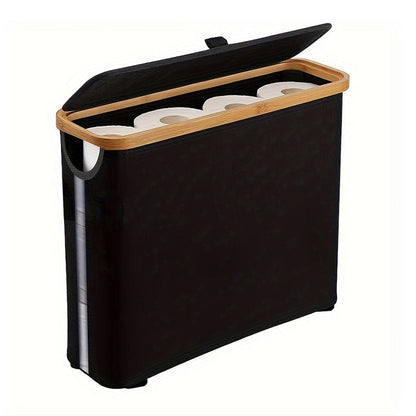 🔥Hot sale 30% OFF🔥Foldable Toilet Paper Storage Holder with Lid