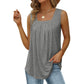 📢📢50% OFF !! ⏰Women's Square Neck Sleeveless Vest T-Shirt