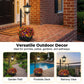 🔥 Hot sale 30% OFF🔥Outdoor Solar Garden Light with Planter Base