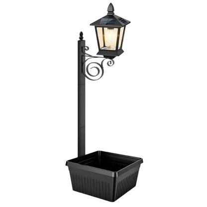 🔥 Hot sale 30% OFF🔥Outdoor Solar Garden Light with Planter Base