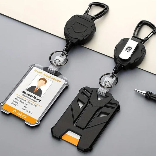 🔥40% OFF for a limited time🔥Retractable Heavy Duty Badge Reel with Card Holder