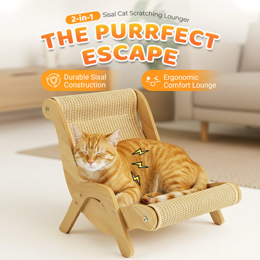 🔥 Hot sale 30% OFF🔥2-in-1 Sisal Cat Scratching Lounger