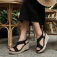 🔥 Hot sale 32% OFF🔥Women's Casual Bohemian Woven Wedge Sandals