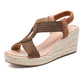 🔥 Hot sale 32% OFF🔥Women's Casual Bohemian Woven Wedge Sandals