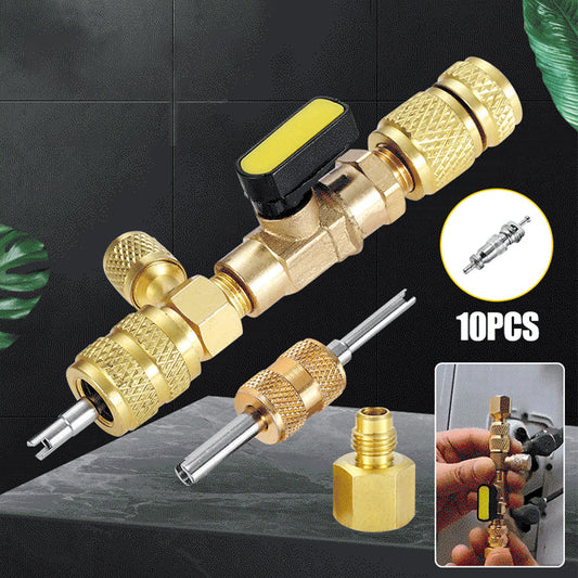 🔥 Hot sale 30% OFF🔥AC Valve Core Removal Tool with SAE 1/4 & 5/16 Port