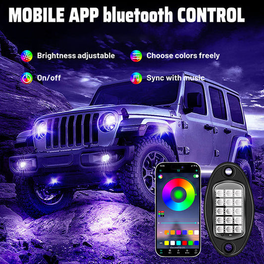 🔥 Hot sale 30% OFF🔥Bluetooth Multi-Color Underglow Lighting Kit