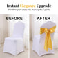 🔥 Up to 48% OFF🔥DIY Bow Tie Chair Cover Sash Ribbon