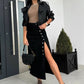 🔥2026 Hot sale 30% OFF🔥Stylish Button Closure Split Denim Bodycon Skirt