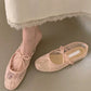 🔥40% OFF for a limited time🔥Elegant Mesh Ballet Shoes with Bow