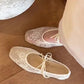 🔥40% OFF for a limited time🔥Elegant Mesh Ballet Shoes with Bow