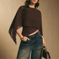 🔥 Hot sale 40% OFF🔥Women's Elegant Chiffon Cape Sleeve Top