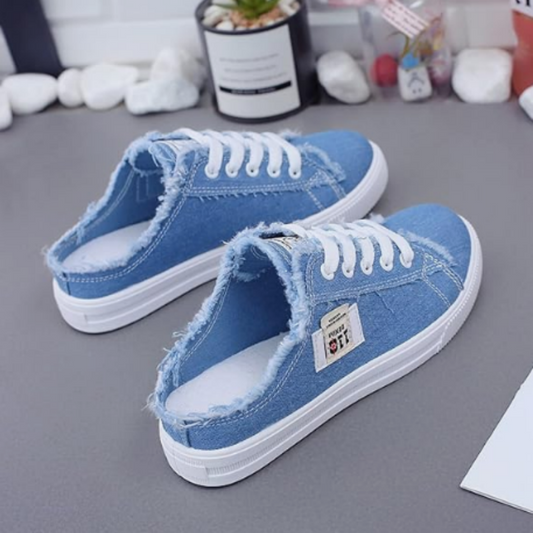 🔥40% OFF for a limited time🔥Women's Denim Mule Sneakers