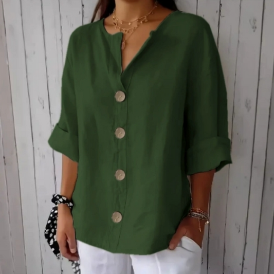 🔥 Hot sale 35% OFF🔥Women's Loose Fashion Button Top