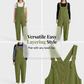 🔥2026 Hot sale 31% OFF🔥Women's Casual Loose Fit Button-Front Overalls