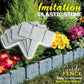 📢📢50% OFF !! & BUY 3 GET 1 FREE! ⏰  Imitation Stone Garden Fence – Real stone look & no tools needed – Easy to install & expand – perfect for plant beds, paths & lawn edges 🏡♻️