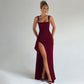 🔥2026 Hot sale 30% OFF🔥Square-Neck Sleeveless Bodycon Dress with High Side Slit