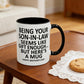 📢📢30% OFF !! ⏰"Being Your Son-in-Law" Humorous Coffee Mug