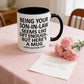 📢📢30% OFF !! ⏰"Being Your Son-in-Law" Humorous Coffee Mug