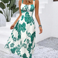 📢📢35% OFF !! ⏰Women's Floral Print Spaghetti Strap Dress