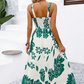 📢📢35% OFF !! ⏰Women's Floral Print Spaghetti Strap Dress