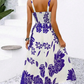 📢📢35% OFF !! ⏰Women's Floral Print Spaghetti Strap Dress