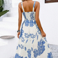 📢📢35% OFF !! ⏰Women's Floral Print Spaghetti Strap Dress