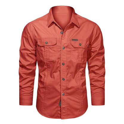 🔥 Hot sale 30% OFF🔥Men's Long Sleeve Cotton Workwear Shirt
