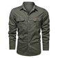 🔥 Hot sale 30% OFF🔥Men's Long Sleeve Cotton Workwear Shirt