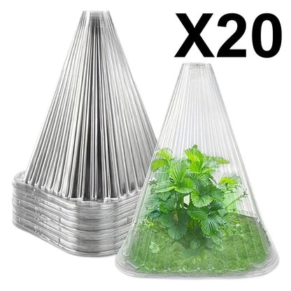 📢📢30% OFF !! ⏰20/30 PCS Clear Garden Cloche for Plants