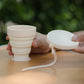 📢📢30% OFF !! ⏰Silicone Collapsible Travel Cup with Lid & Lanyard