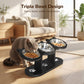 📢📢30% OFF !! ⏰Anti-Slip Elevated 3-Bowl Pet Feeder