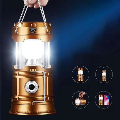 📢📢30% OFF !! ⏰Solar Powered Retractable Camping Light