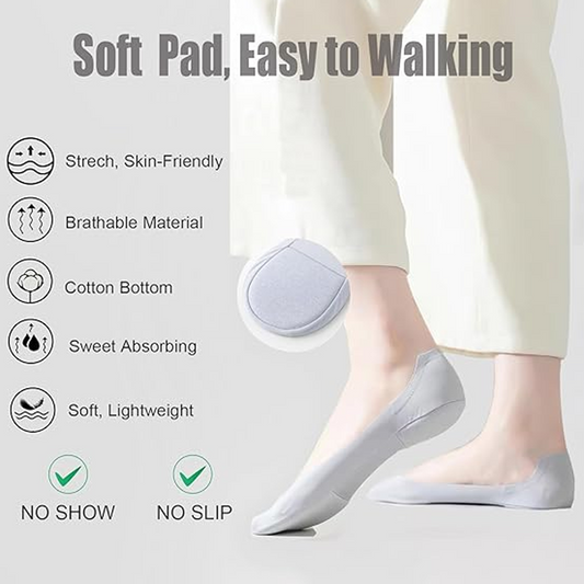 Breathable Low-Cut Liner Socks for Women